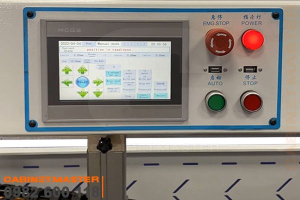 Màn hình điều khiển máy khoan ngang CNC 2 đầu trục Z