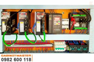 Tủ điện máy khoan ngang CNC 2 đầu trục Z