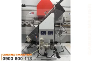 Cụm cắt chỉ thừa đầu đuôi máy dán cạnh vát 45-90 độ