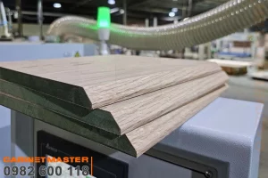 Sản phẩm thực tế máy dán cạnh vát 45/90 độ