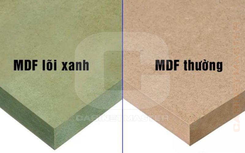 Gỗ MDF lõi xanh là gì? Các loại gỗ MDF lõi xanh chống ẩm tốt