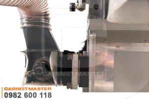 Cụm gia công phương ngang máy khoan đục ổ khóa bản lề CNC | CABINERTMASTER