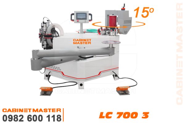 Máy dán cạnh cong keo pur/eva LC 700 3 | CABINETMASTER