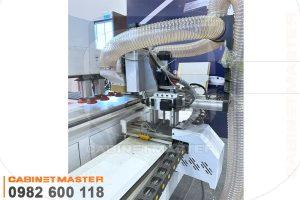 Cơ cấu cụm gia công máy phay khoan CNC 4 đầu | CABINETMASTER