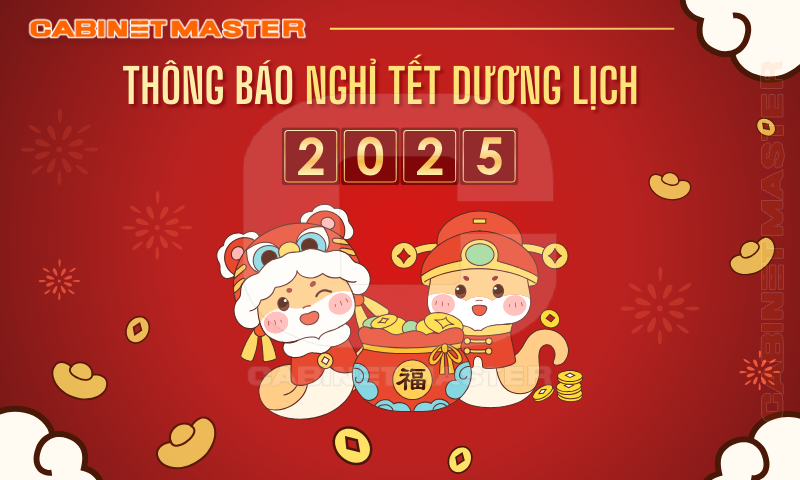 Thông Báo Nghỉ Tết Dương Lịch 2025 | CABINETMASTER