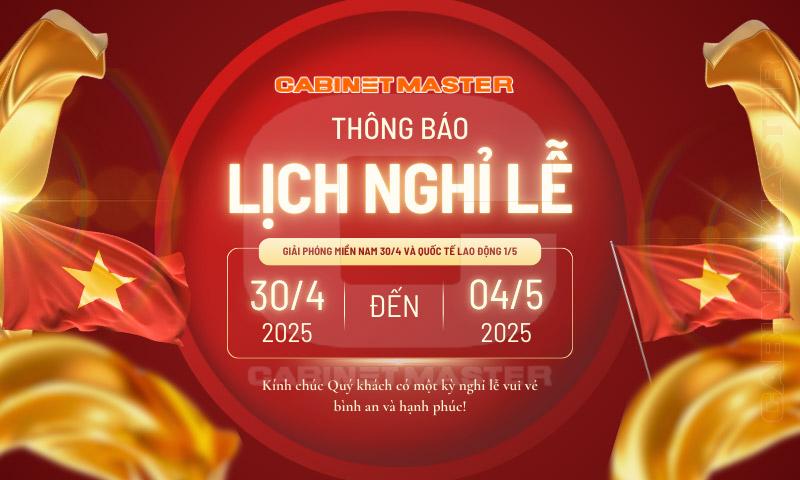 Thông báo lịch nghỉ lễ 30/4 - 1/5 năm 2025
