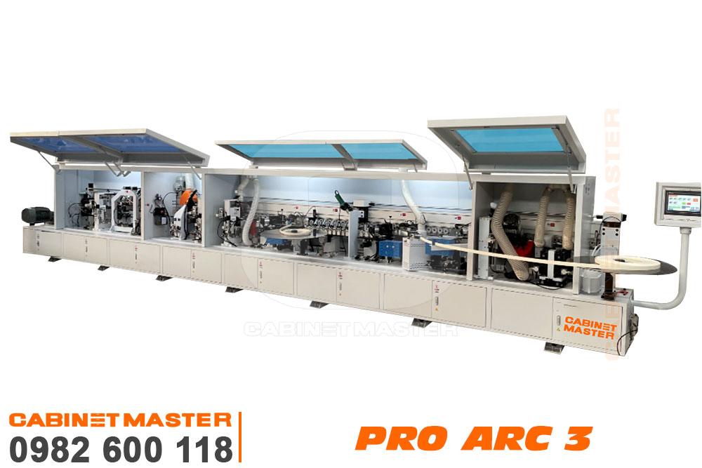 Máy dán cạnh 45/90 độ keo PUR - PRO ARC 3