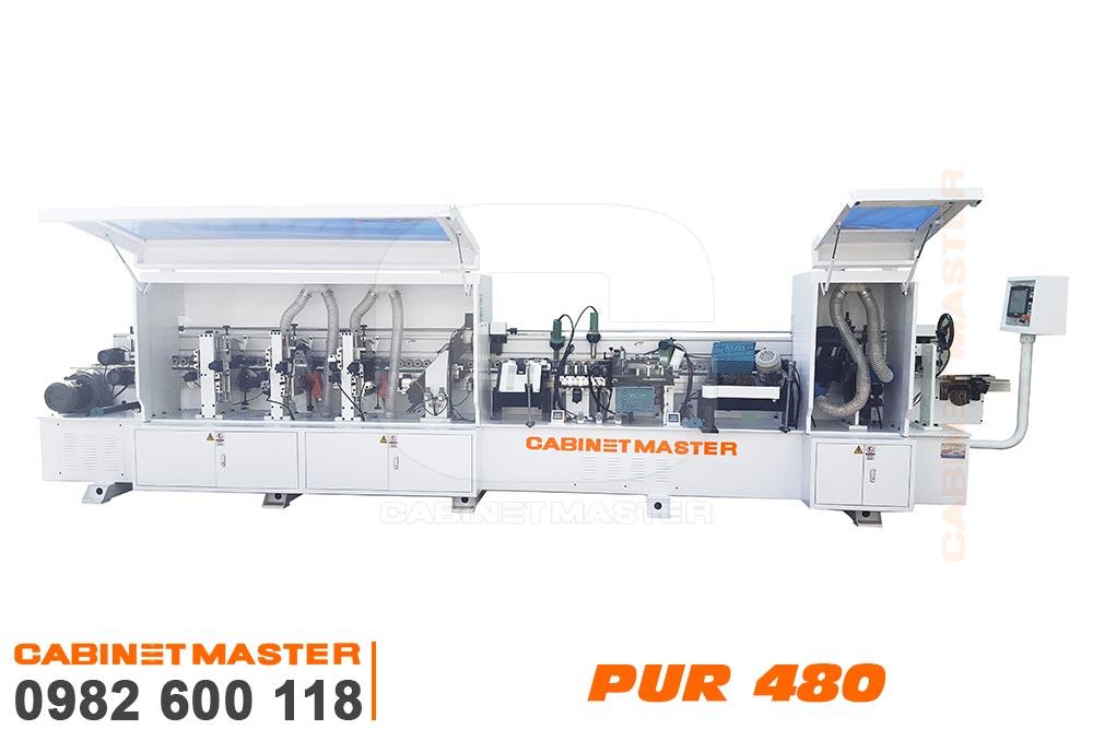 Máy dán cạnh thẳng nghiêng tự động keo PUR - PUR 480