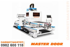 Máy cắt phay khoan CNC làm cửa gỗ công nghiệp