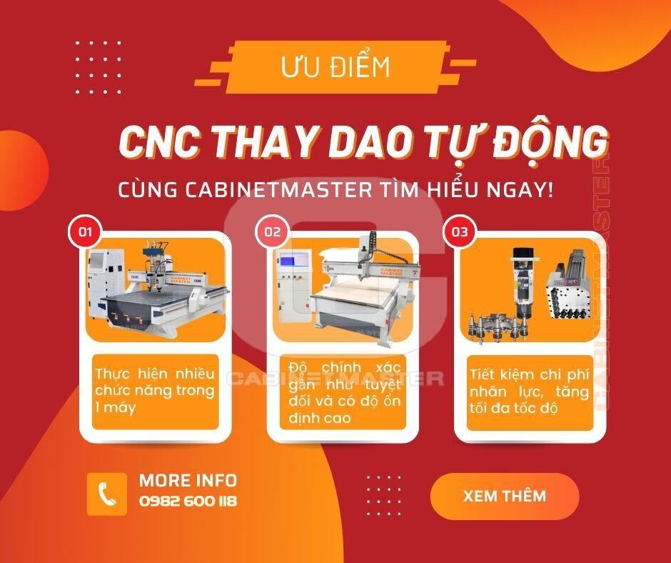 Ưu điểm của máy CNC gỗ