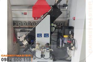 Cụm cắt đầu đuôi máy dán cạnh 9 chức năng keo PUR