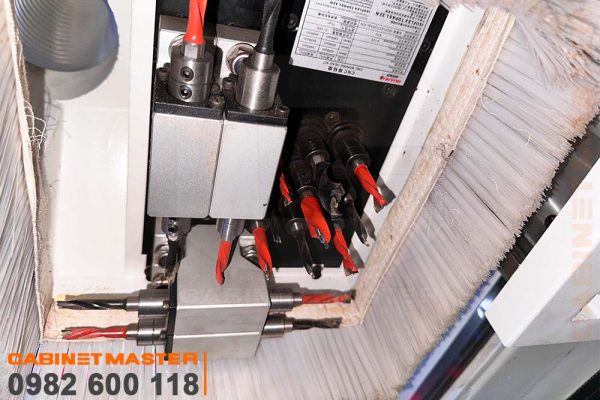 Cụm Khoan Máy Khoan 6 Mặt 2 Đầu Khoan Kép Thay Dao