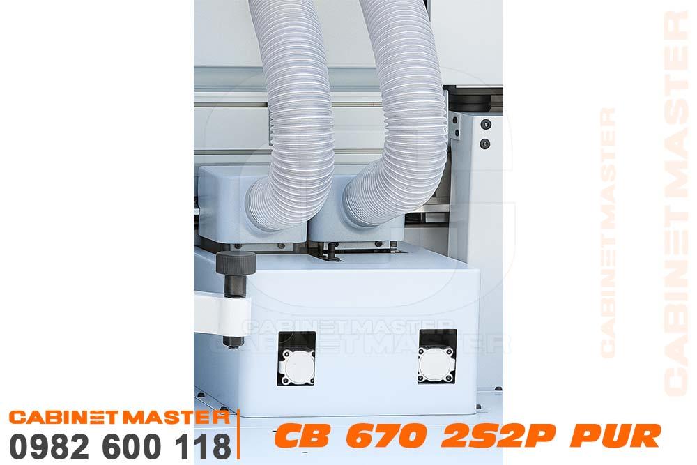 Cụm phay cạnh máy dán cạnh 9 chức năng keo EVA/PUR