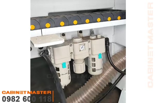 Khí nén Máy Khoan 6 Mặt 2 Đầu Khoan Kép Thay Dao