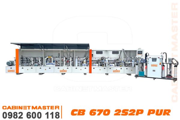 Máy dán cạnh 9 chức năng keo EVA/PUR