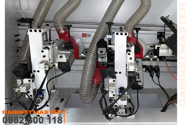 Cụm xén trên dưới máy dán cạnh 9 chức năng keo PUR