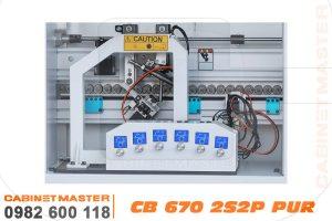 Cụm bo góc máy dán cạnh 9 chức năng keo PUR/EVA