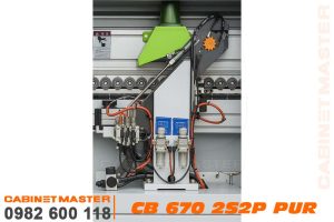 cụm cắt đầu đuôi máy dán cạnh 9 chức năng keo EVA/PUR