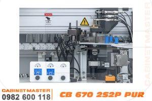 Cụm lăn keo ép nẹp máy dán cạnh 9 chức năng keo EVA/PUR