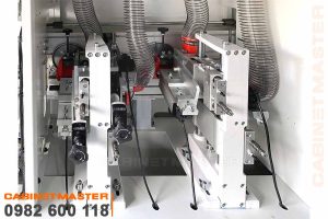 cụm phay vát mép trên dưới máy dán cạnh 9 chức năng keo EVA/PUR
