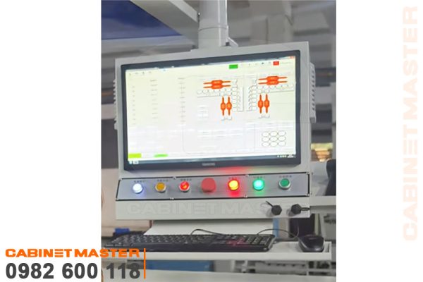 Màn hình Máy Khoan 6 Mặt 2 Đầu Khoan Kép Thay Dao