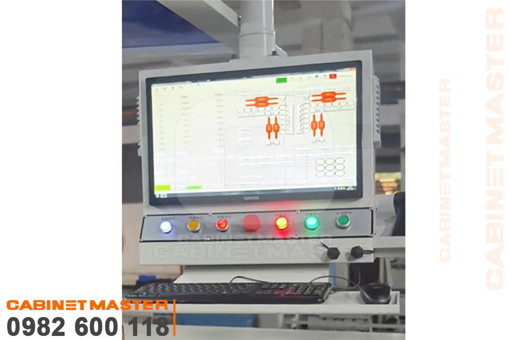 Màn hình Máy Khoan 6 Mặt 2 Đầu Khoan Kép Thay Dao