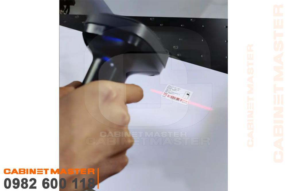 Quét mã Máy Khoan 6 Mặt 2 Đầu Khoan Kép Thay Dao