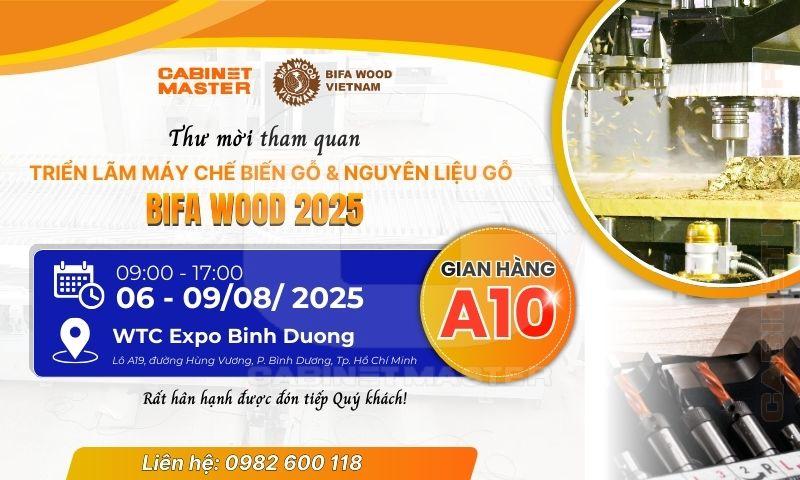 Thư mời triển lãm BIIFA WOOD 2025| CABINETMASTER