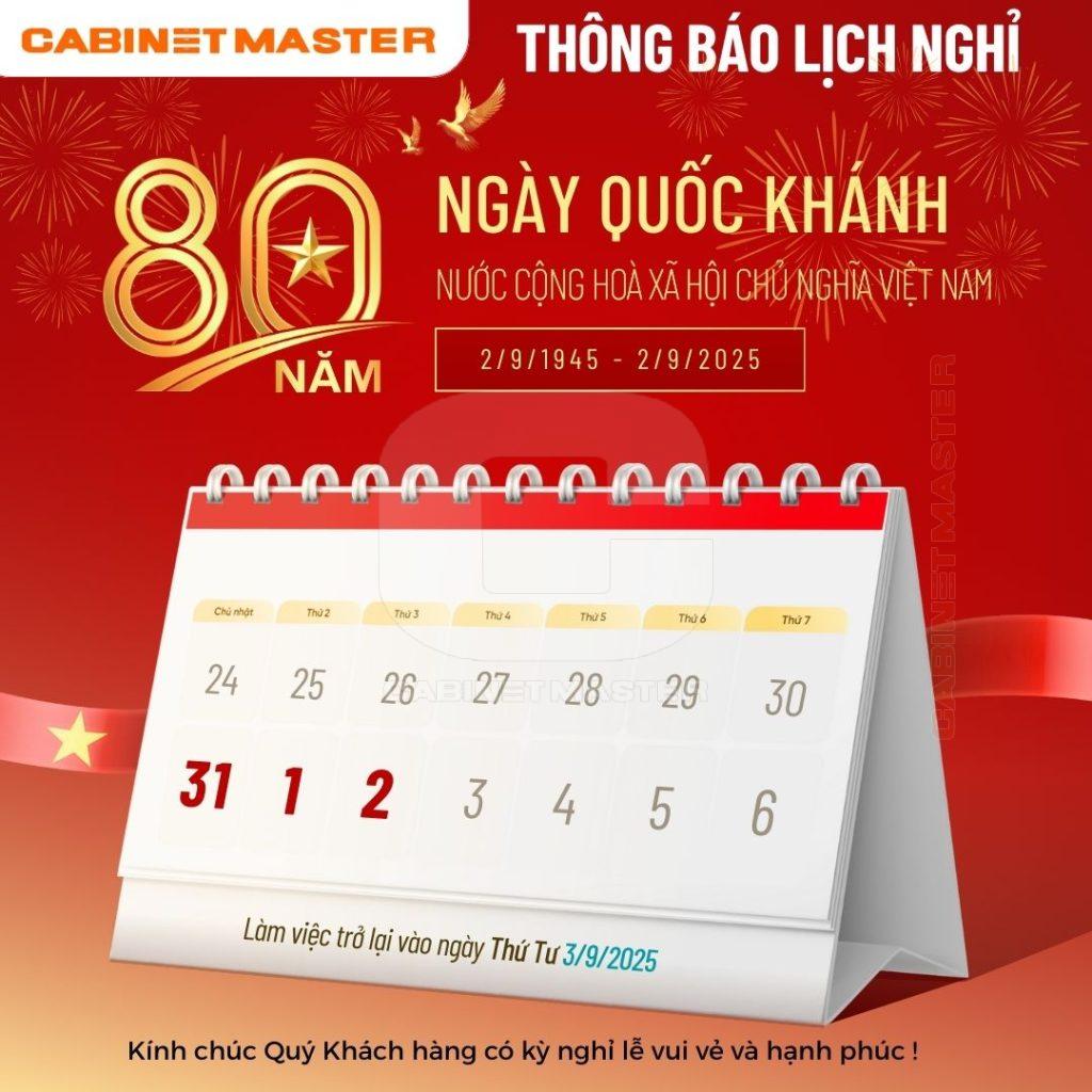 Lịch nghỉ lễ 2/9/2025