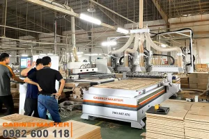 Máy cnc router 4 đầu độc lập 2 bàn