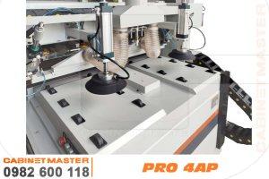 chụp gắp ván máy cnc gỗ 4 đầu