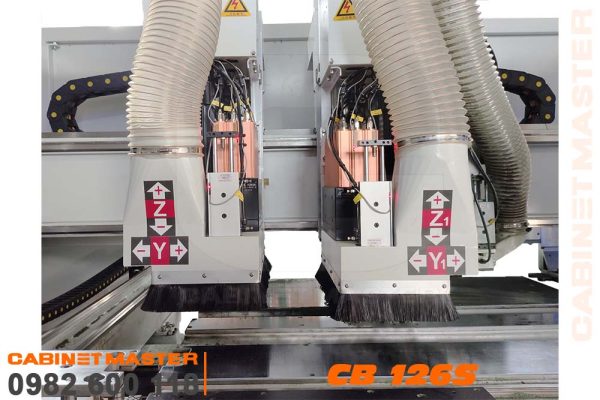 cụm khoan máy khoan 6 mặt CNC 2 chùm khoan cao tốc