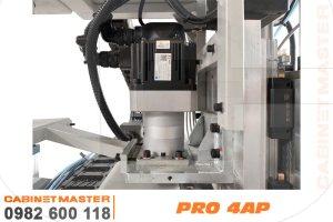 động cơ serco trục x máy cnc gỗ 4 đầu