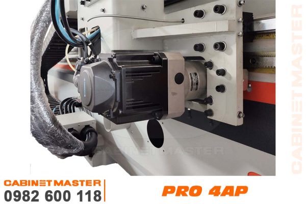 động cơ servo trục y máy cnc gỗ 4 đầu