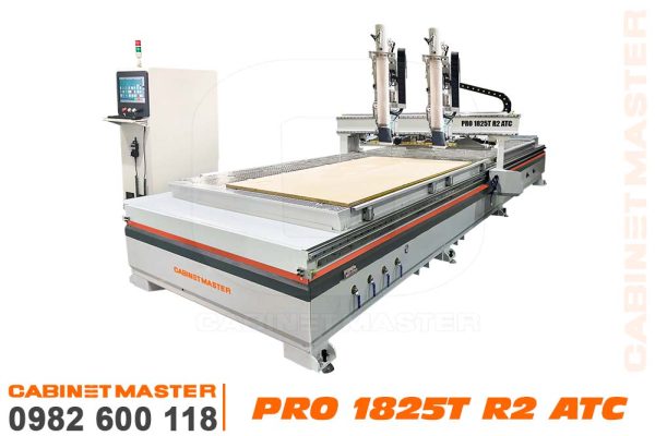 Máy CNC 2 Đầu Độc Lập Thay Dao Bàn Kép