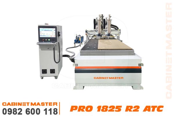 Máy CNC 2 đầu làm việc đồng thời thay dao