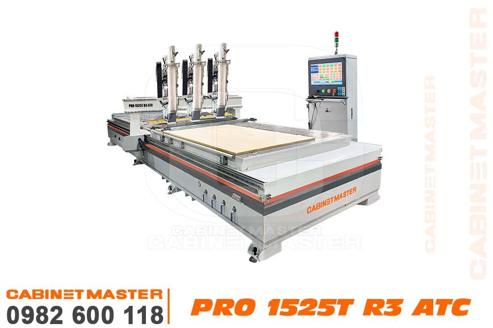 MÁY CNC 3 ĐẦU 2 BÀN ĐỘC LẬP THAY DAO TỰ ĐỘNG - PRO 1525T R3 ATC