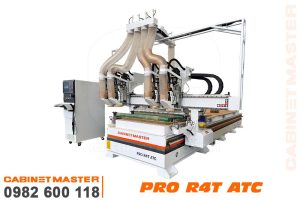 Máy CNC 4 đầu độc lập 2 bàn thay dao