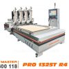 Máy CNC 4 đầu độc lập 2 bàn thay dao tự động