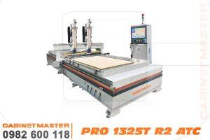 Máy phay cnc 2 đầu độc lập bàn kép thay dao