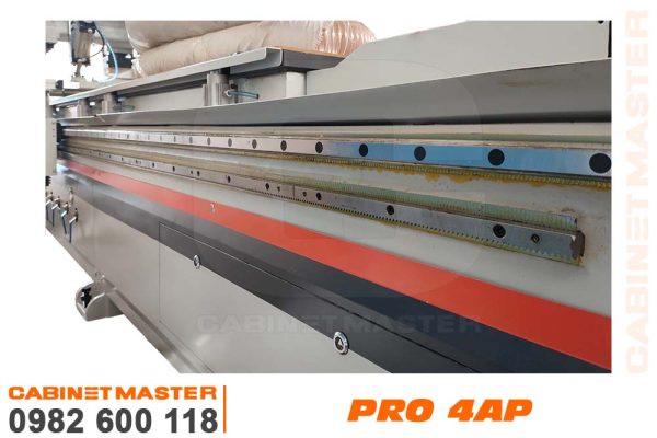 ray trượt thanh răng máy cnc gỗ 4 đầu