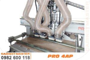 trục chính máy cnc gỗ 4 đầu