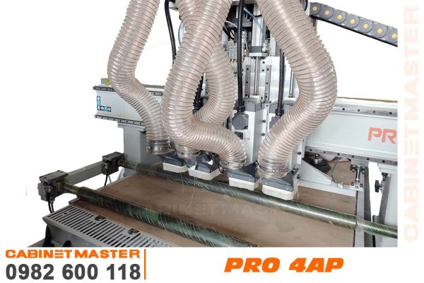 trục chính máy cnc gỗ 4 đầu