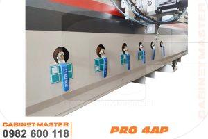 Van đóng mở vùng hút chân không máy cnc gỗ 4 đầu