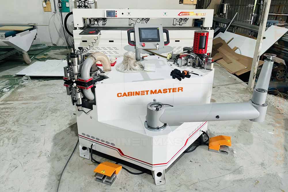 Máy dán cạnh tròn cabinetmaster