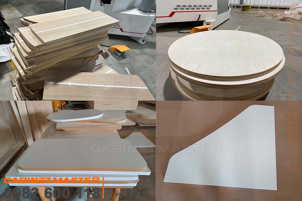 Ứng dụng máy dán cạnh cong trong sản xuất nội thất