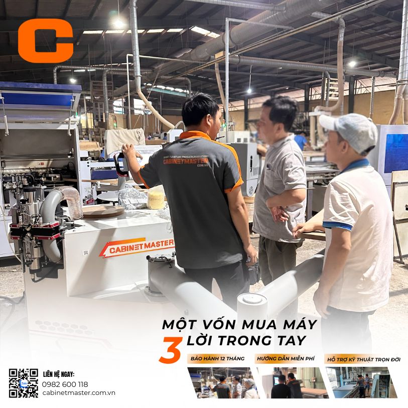 Chính sách hậu mãi khi mua máy tại CABINETMASTER