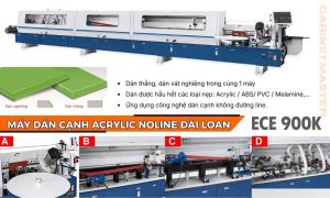 Máy dán cạnh không đường line Đài Loan