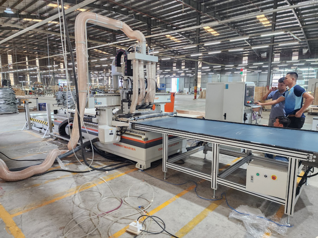 Máy CNC Nesting 4 đầu full line | CABINETMASTER