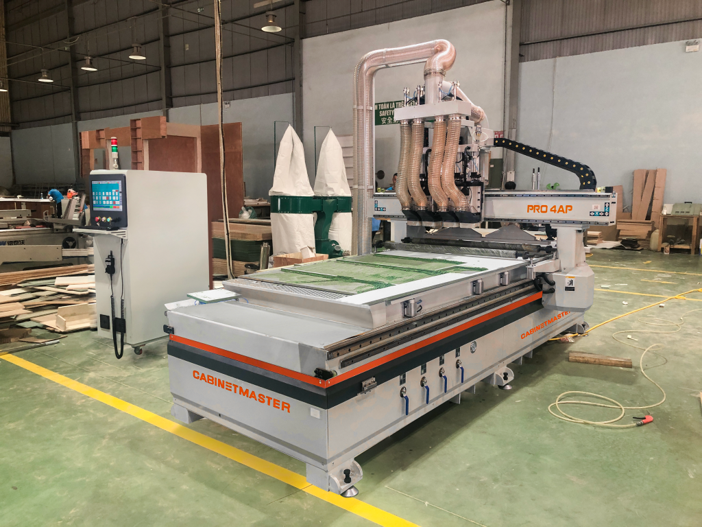 Máy cắt ván CNC 4 đầu| CABINETMASTER